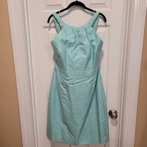 J. Crew Mint Green Sleeveless A-Line Wedding Dress